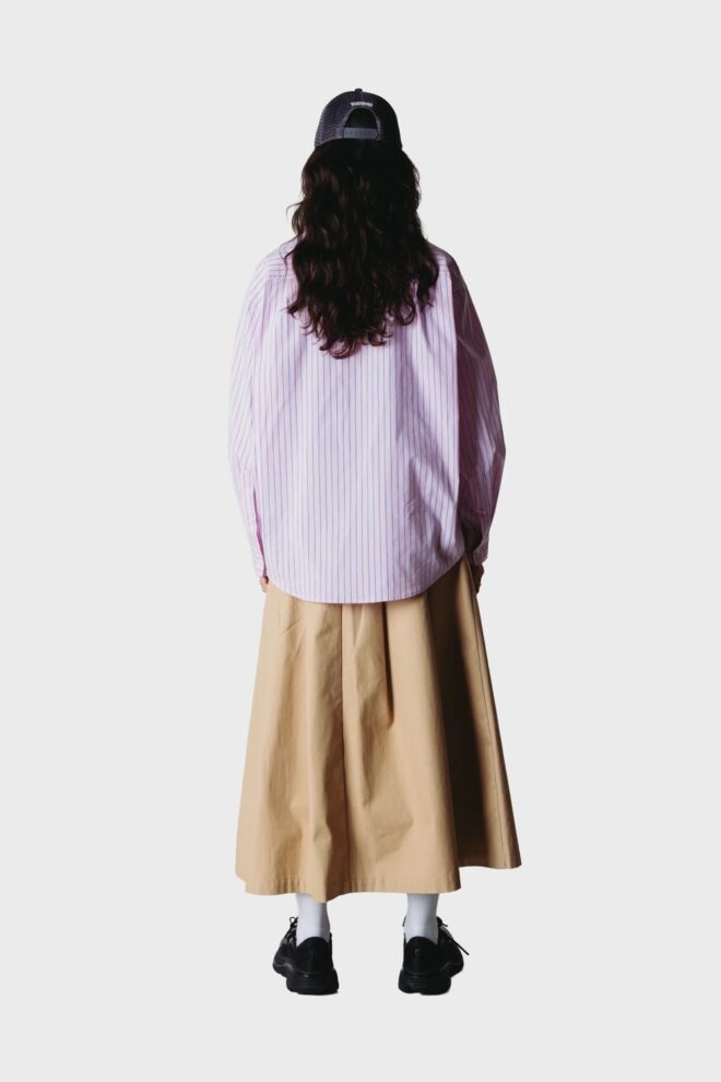 BLUSE WBLIVA STRIPE SHIRT PINK