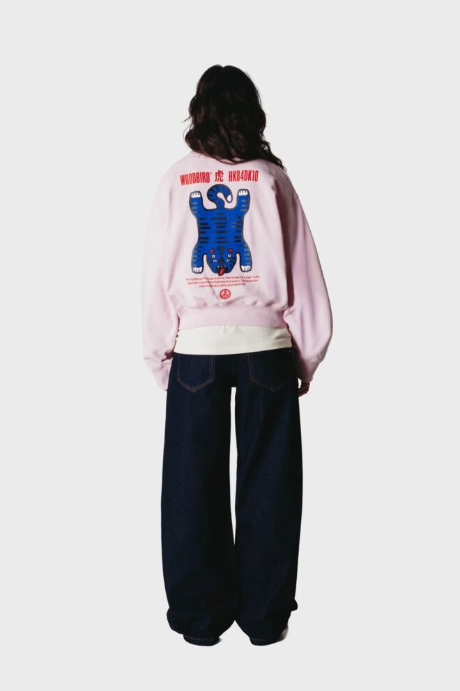 SWEATER WBFRANKA TIGER VIOLET