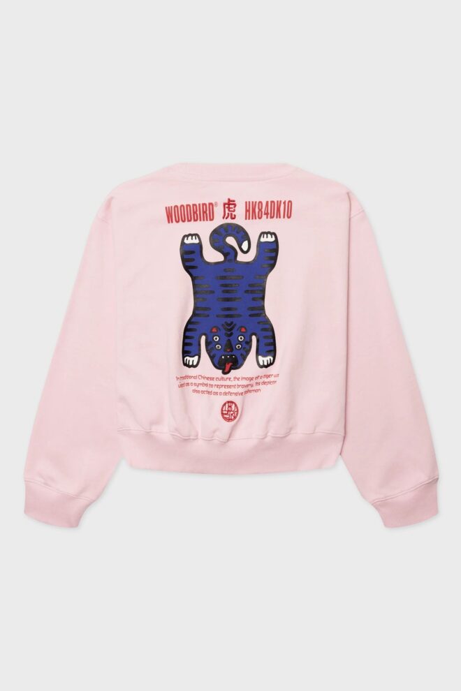 SWEATER WBFRANKA TIGER VIOLET