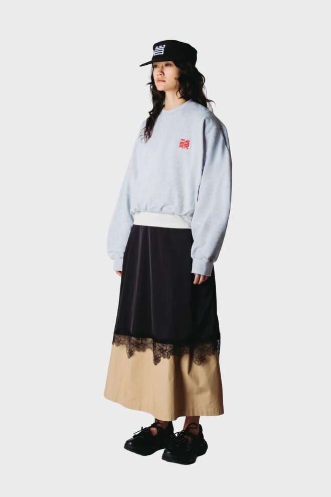 SWEATER WBFRANKA HK CREW GREY