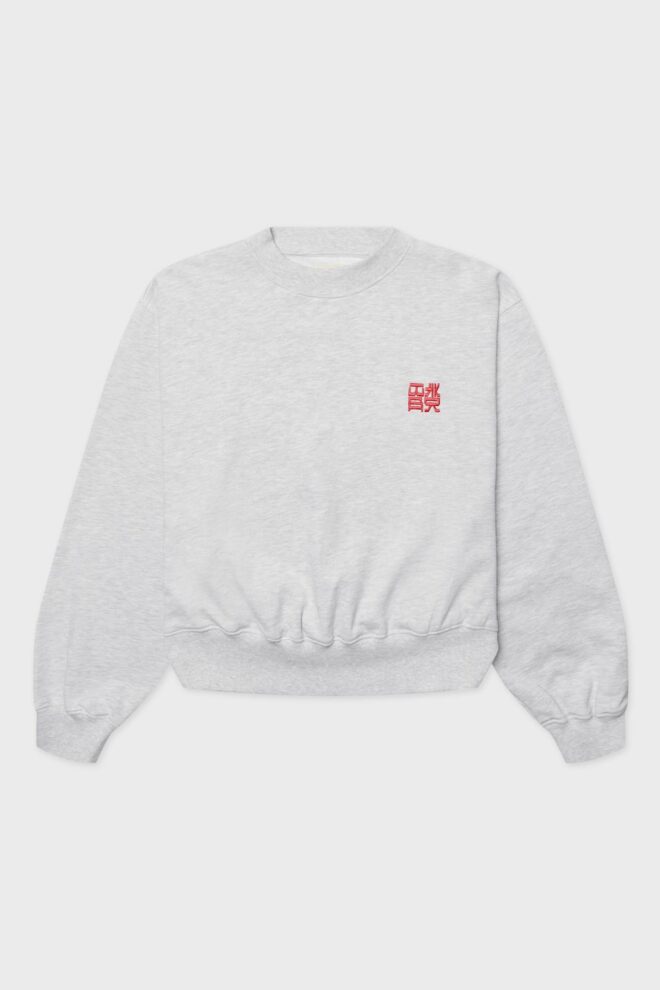 SWEATER WBFRANKA HK CREW GREY