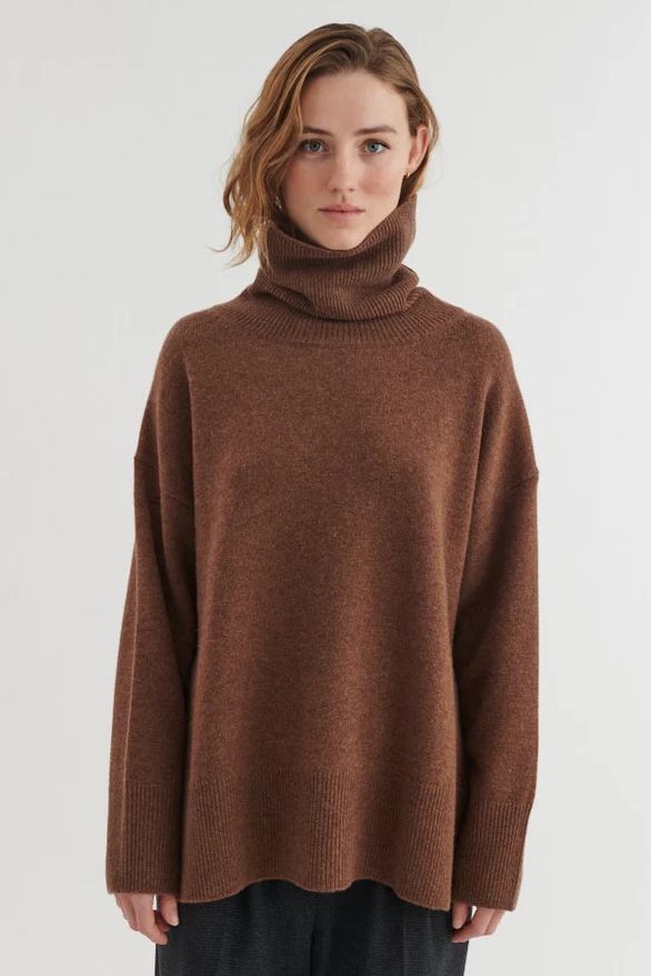 PULLOVER LIZ T-NECK FONDUE