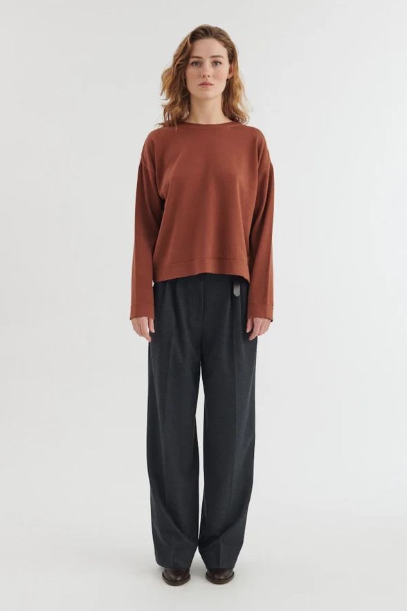 PULLOVER KARI O-NECK TORTOISE