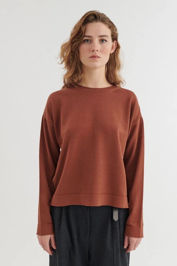 PULLOVER KARI O-NECK TORTOISE