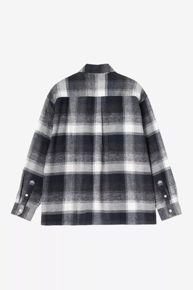 HEMD L/S ESTERSON CHECK NAVY
