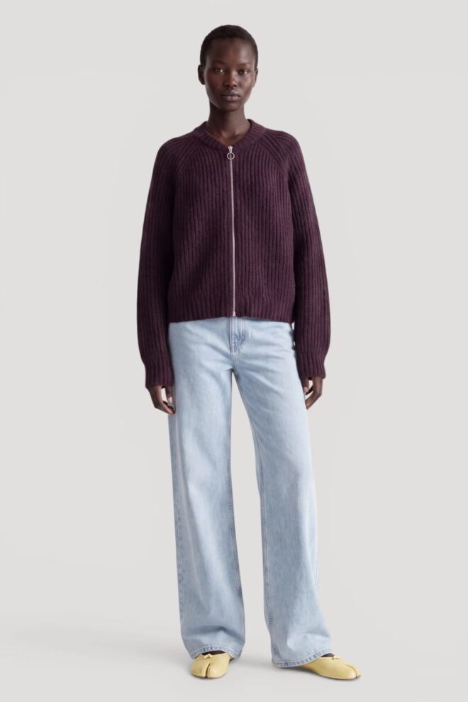 WESTE RANI CARDIGAN PRUNE