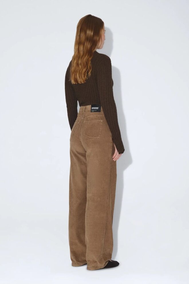 JEANS DONNA KHAKI CORD