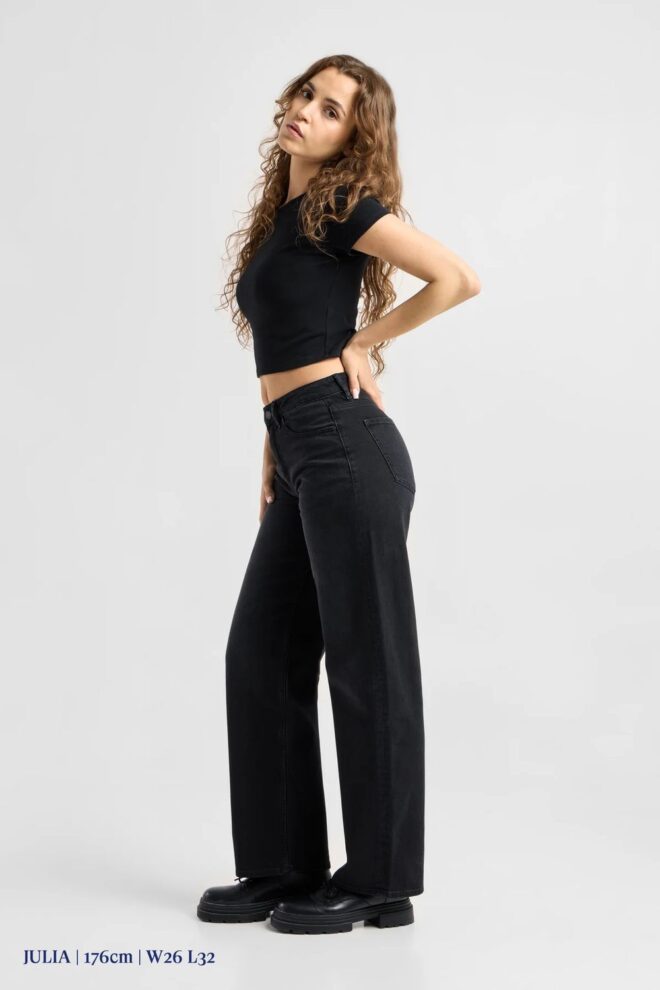 JEANS ASH BARREL 0696 VINTAGE BLACK