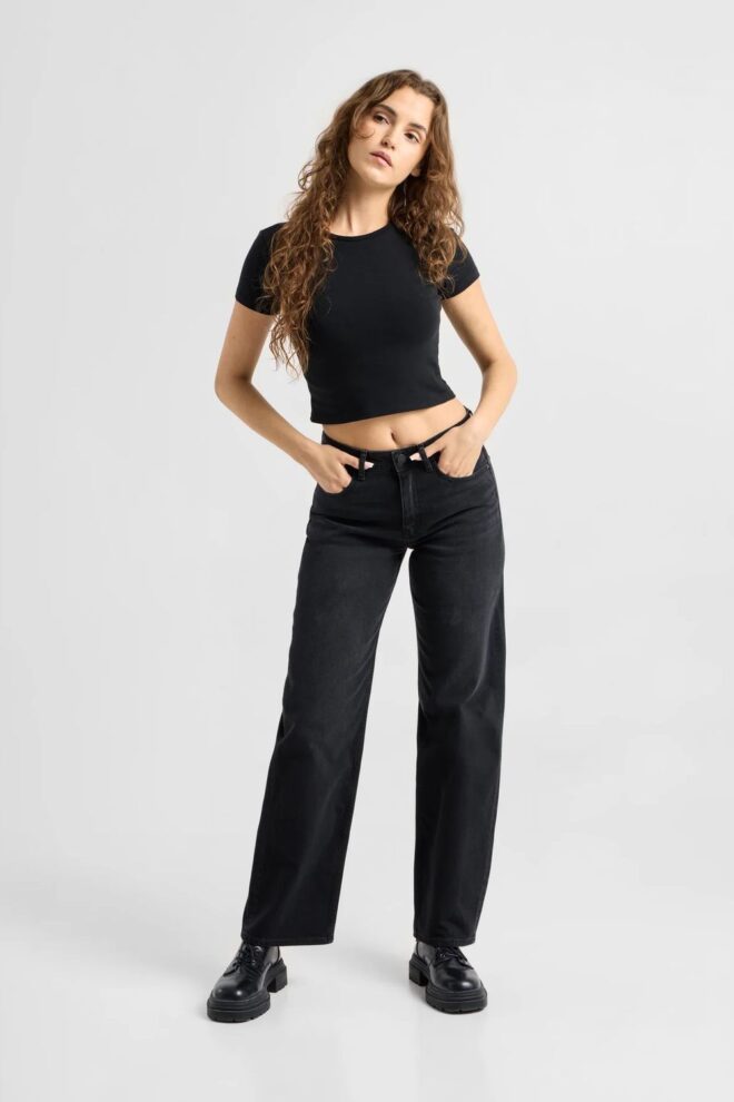 JEANS ASH BARREL 0696 VINTAGE BLACK