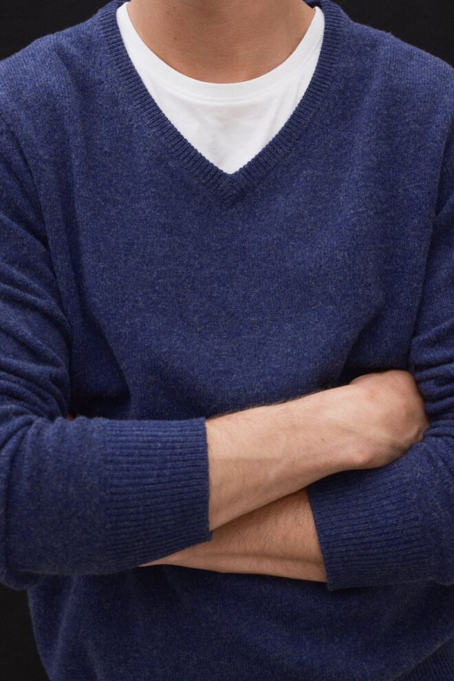 PULLOVER VALLE BLUE MELANGE