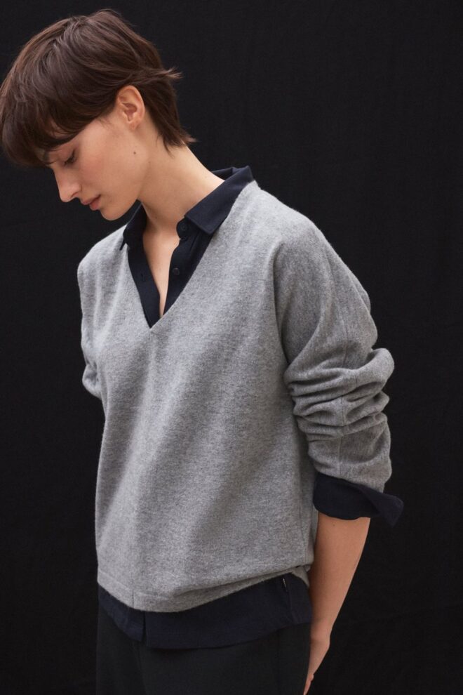 PULLOVER YBES MEDIUM GREY