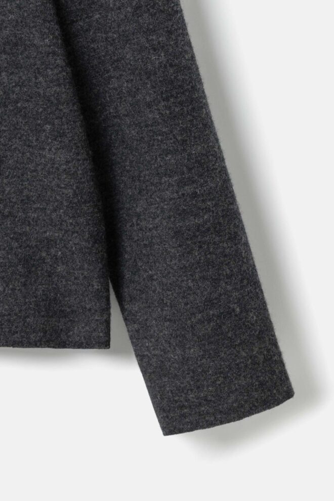 JACKE BOILED WOOL OS GREY