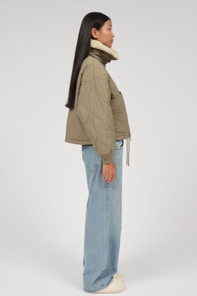 JACKE LINDA BOMBER FADED OLIVE
