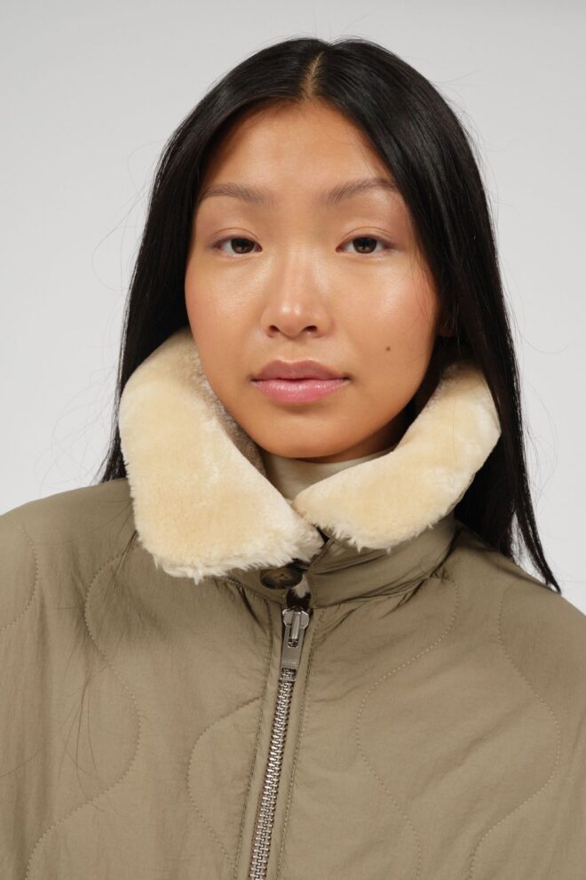 JACKE LINDA BOMBER FADED OLIVE