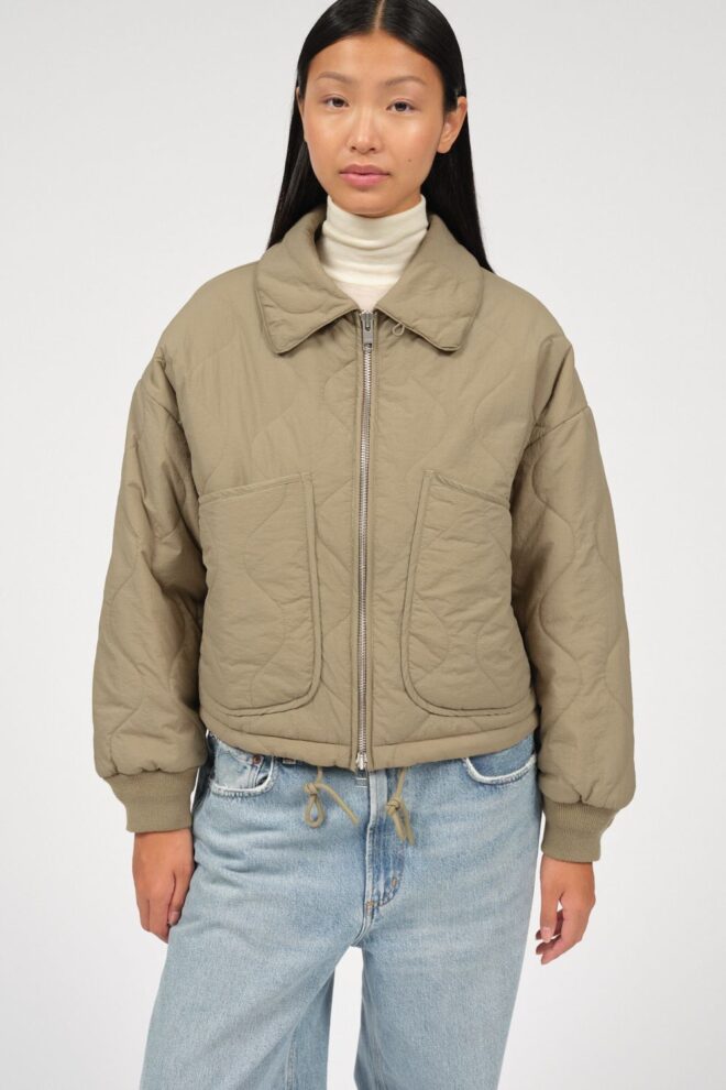 JACKE LINDA BOMBER FADED OLIVE