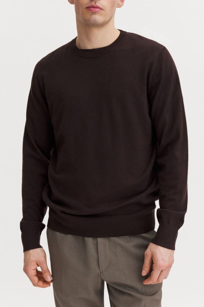 PULLOVER 28928 MERINO SWEATER CHOCO