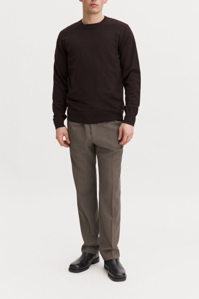 PULLOVER 28928 MERINO SWEATER CHOCO