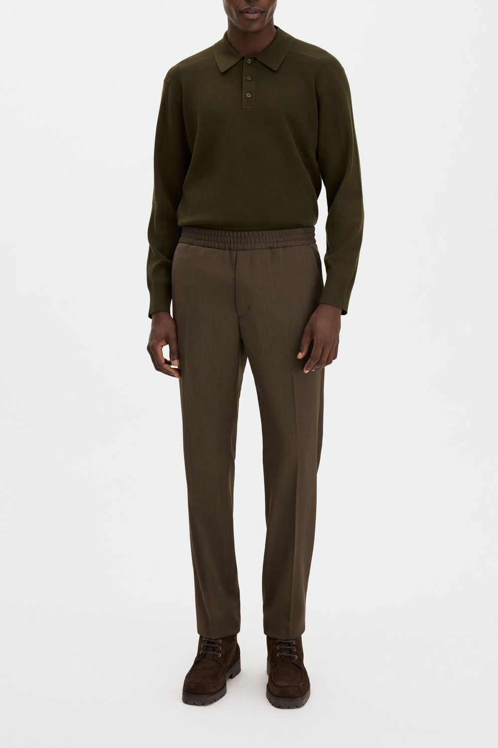 32386 TEXTURED POLO DARK MOSS2.jpg