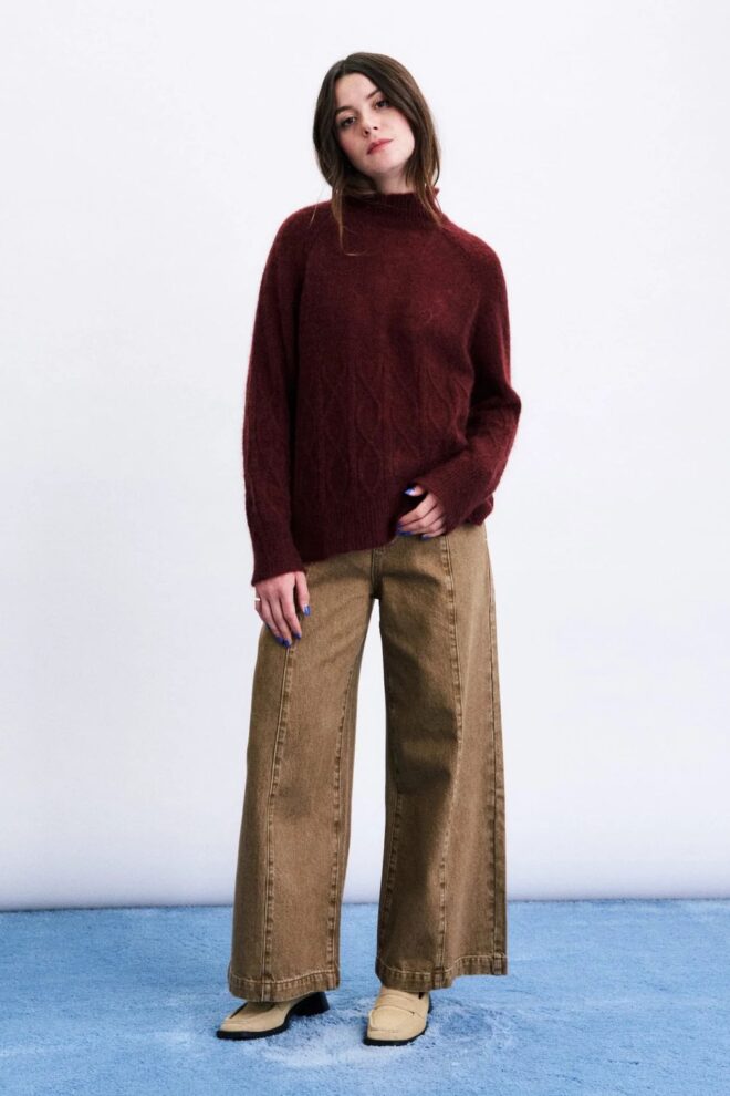 PULLOVER NACHI MARRON GLACE