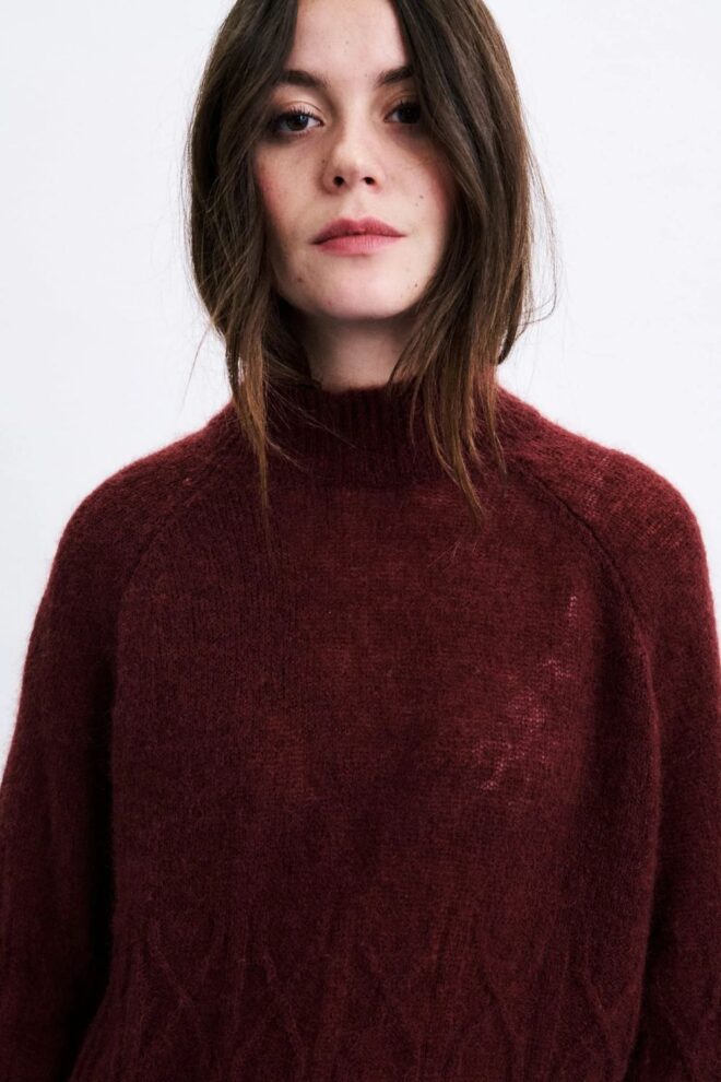 PULLOVER NACHI MARRON GLACE