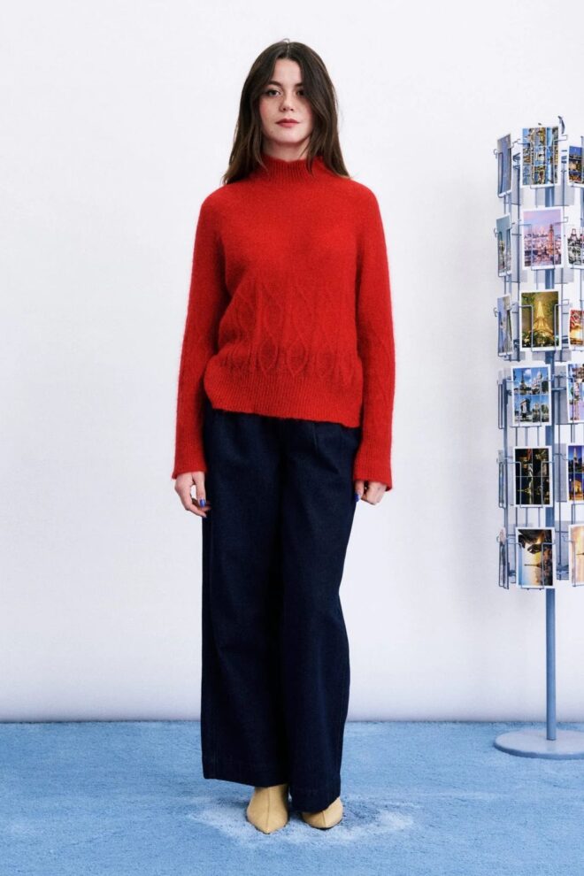PULLOVER NACHI ROUGE