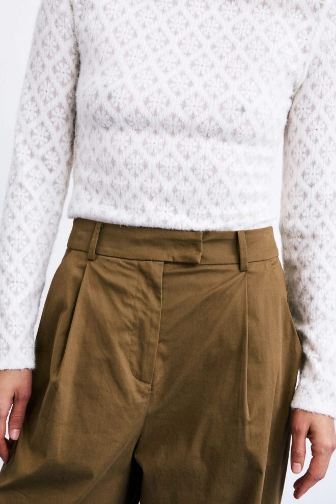 HOSE NORFOLK MARRON GLACE
