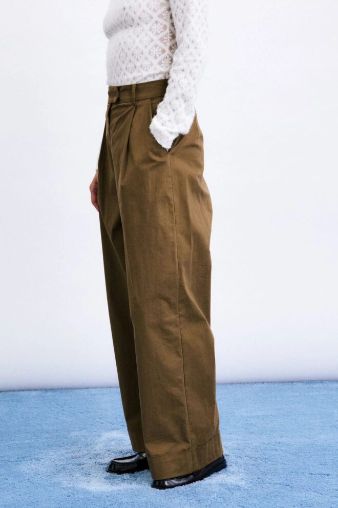HOSE NORFOLK MARRON GLACE