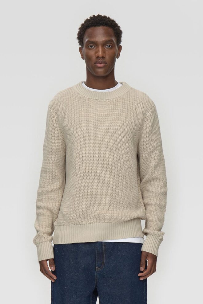 PULLOVER ROB KNIT G006 PELICAN