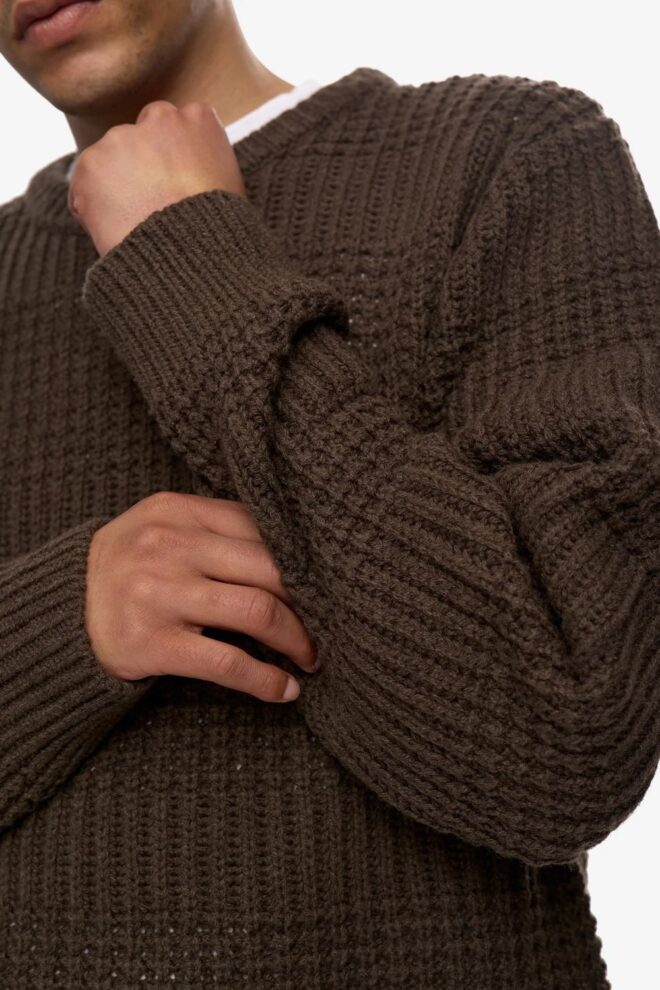 PULLOVER CARLOS SWEATER 9954 COFFEE