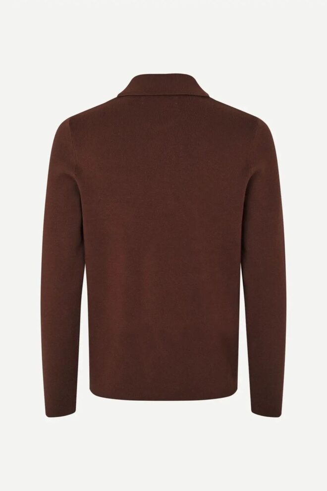 PULLOVER GUNA HALF ZIP 10490 CHOCO