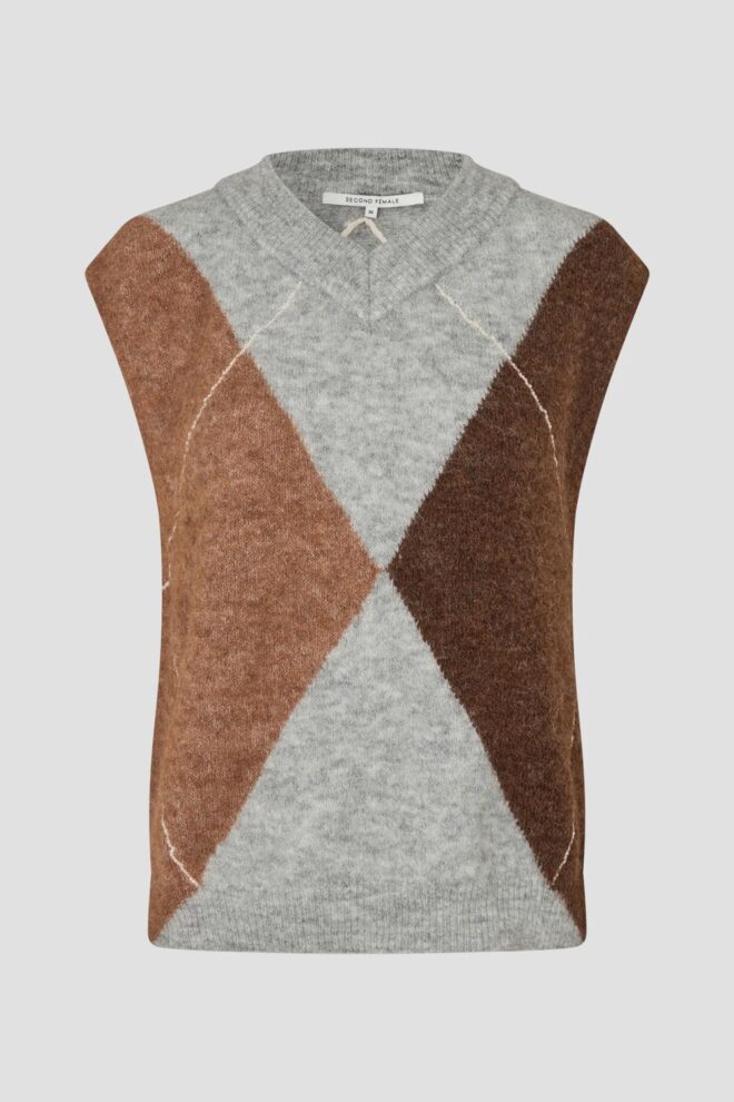 WESTE FORCA KNIT VEST LT. GREY