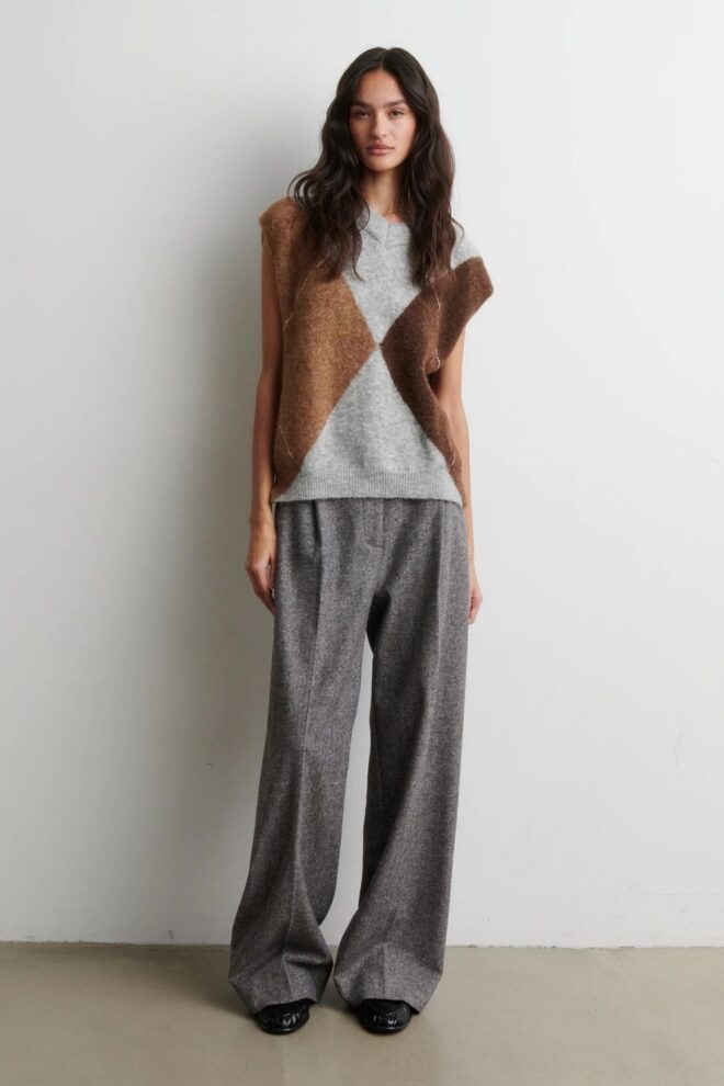 WESTE FORCA KNIT VEST LT. GREY