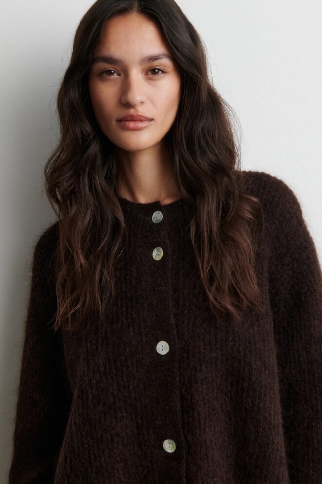 WESTE ANDREA CARDIGAN DEMITASSE