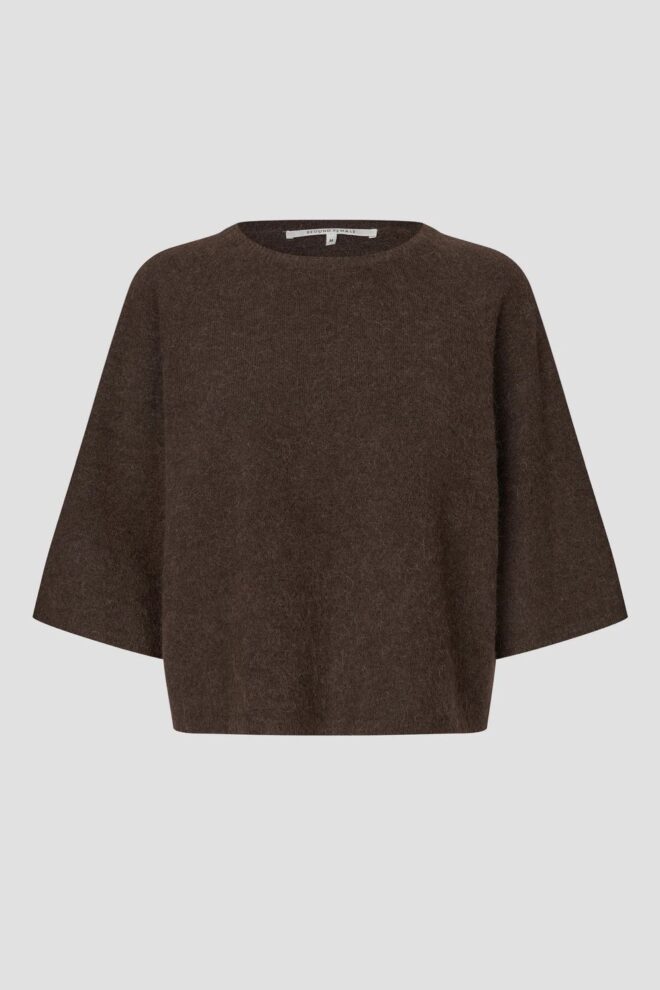 PULLOVER GABBY SS O-NECK DEMITASSE