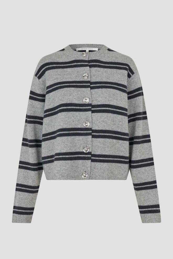 WESTE ALPHALINE CARDIGAN MID GREY