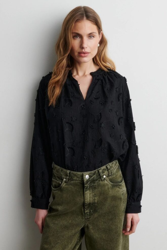 BLUSE ROSALIL BLOUSE BLACK