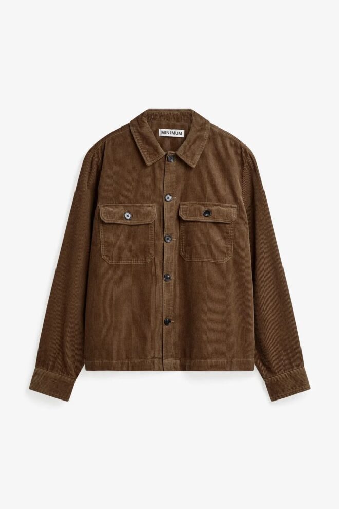 HEMD KAISON SHIRT 4883 SHITAKE