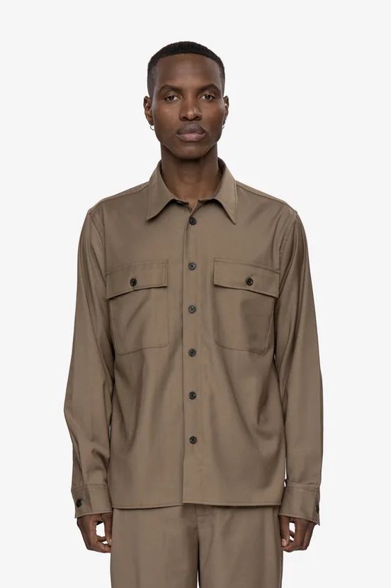 HEMD ALBERT SHIRT 9968 SHITAKE