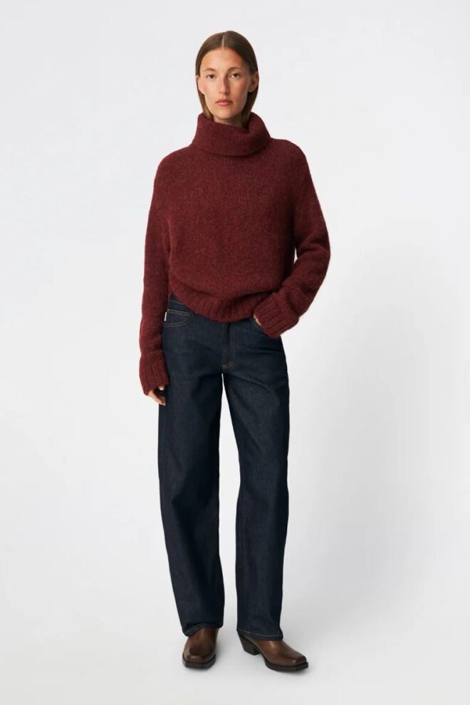 PULLOVER DICTEMD ROLL WINE