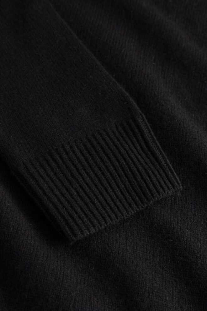 PULLOVER WWLOGO CREW NECK BLACK