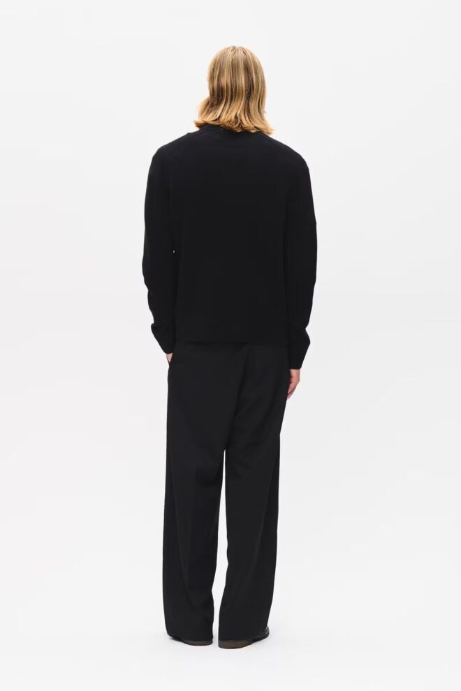 PULLOVER WWLOGO CREW NECK BLACK