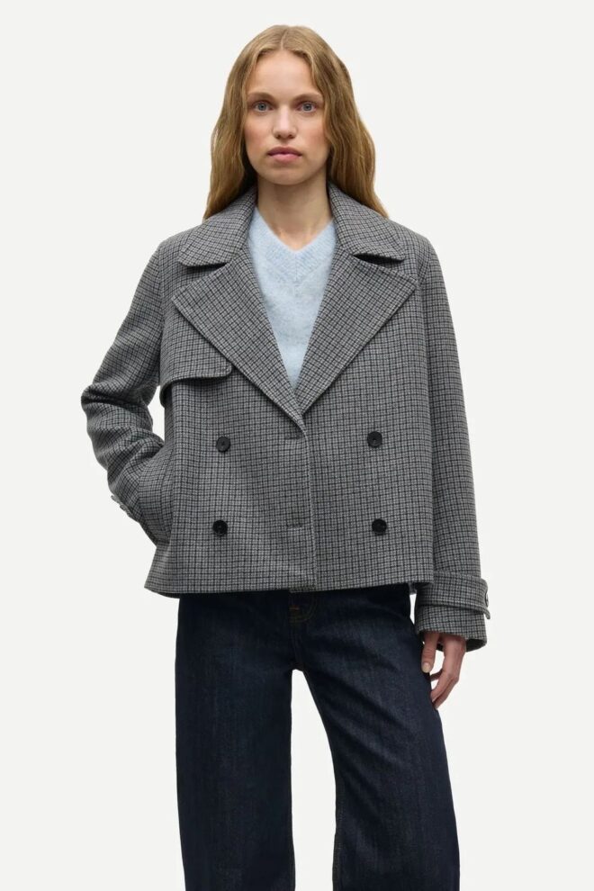 JACKE SAMARTA JACKET 15771 GREY CHECK