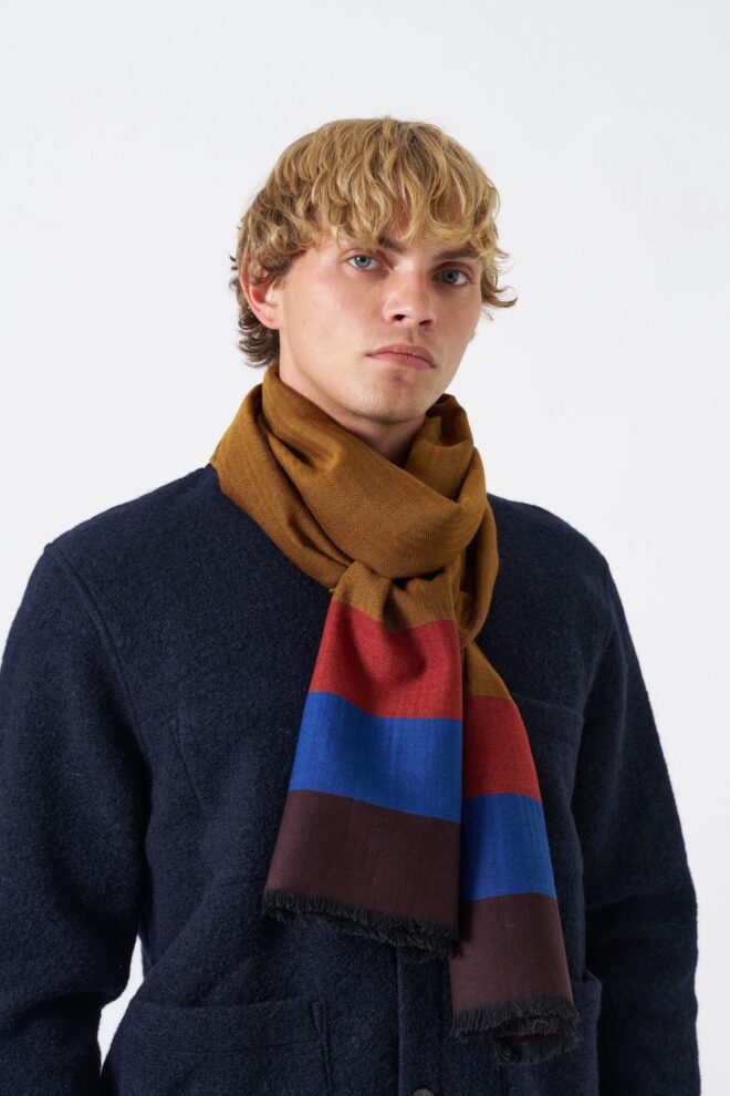 SCHAL HIMALAYAN SCARF BROWN