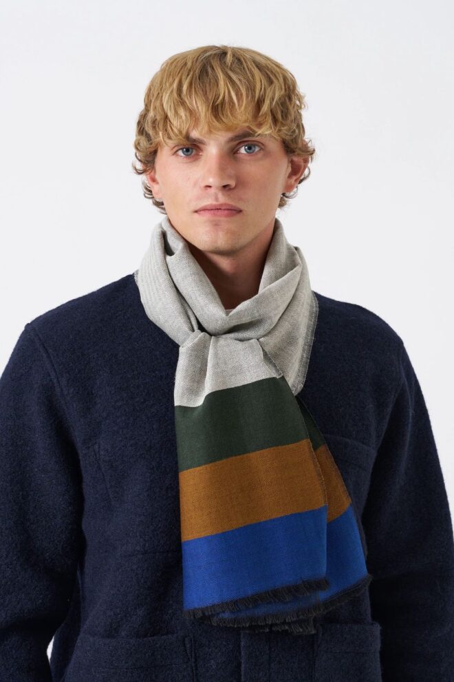 SCHAL HIMALAYAN SCARF GREY