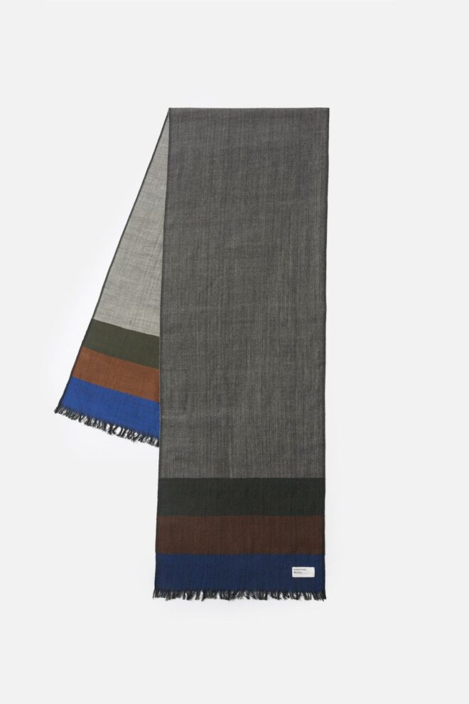 SCHAL HIMALAYAN SCARF GREY