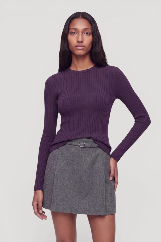 SHIRT GINGER PLUM