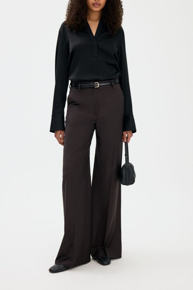 HOSE 32612 HARLOW WOOL CHOCO