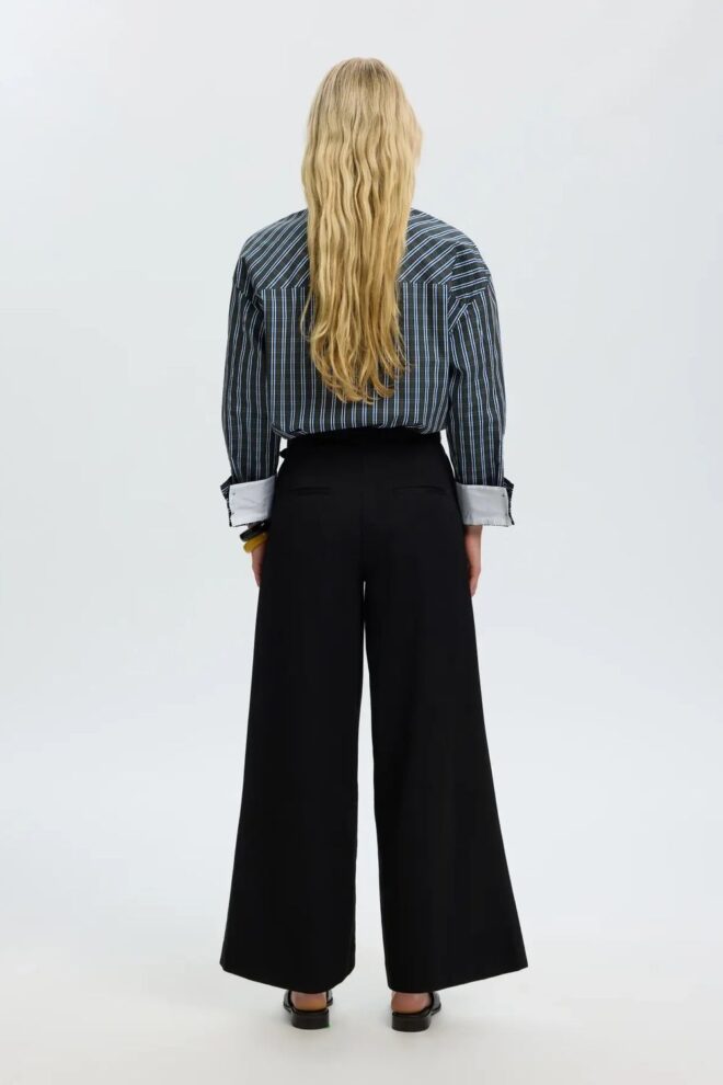 HOSE 16102374 SLWEXTRA WIDE PANT BLACK
