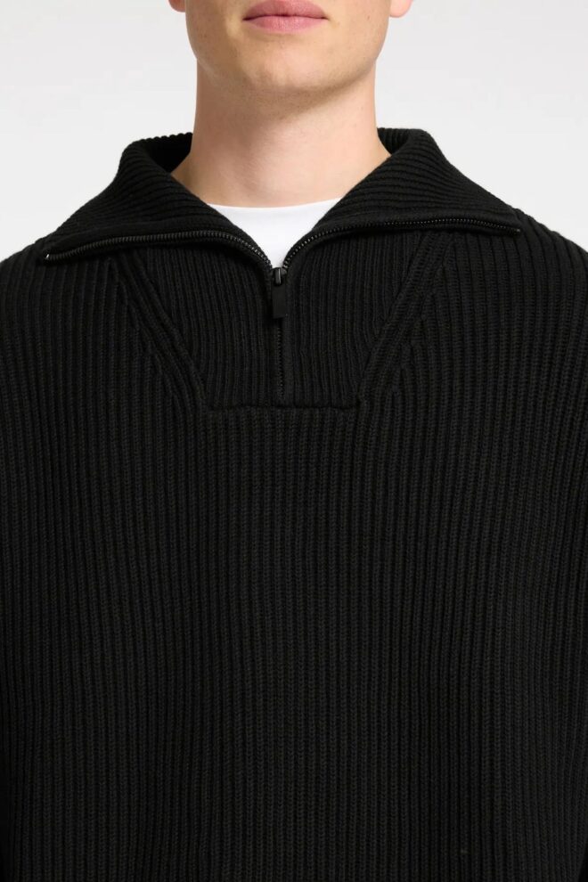 PULLOVER 16094566 SLMDRY HALF BLACK