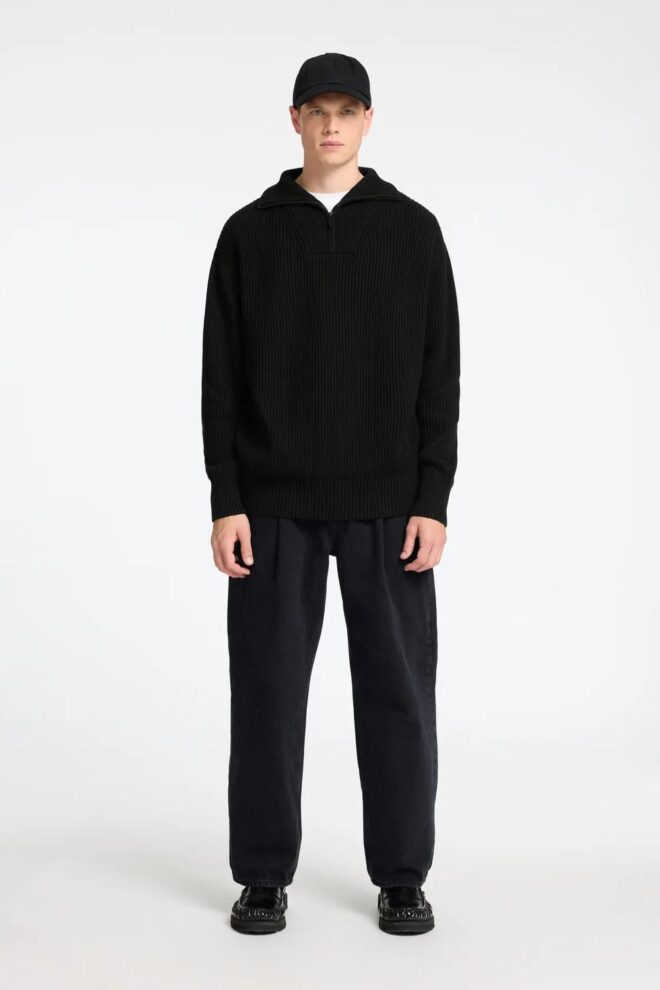 PULLOVER 16094566 SLMDRY HALF BLACK